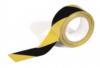 Jelölőszalag, 50 mm x 33 m, 0,16 mm, DURABLE "DURALINE", sárga-fekete