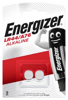 Gombelem, LR44 / A76, 2 db, ENERGIZER