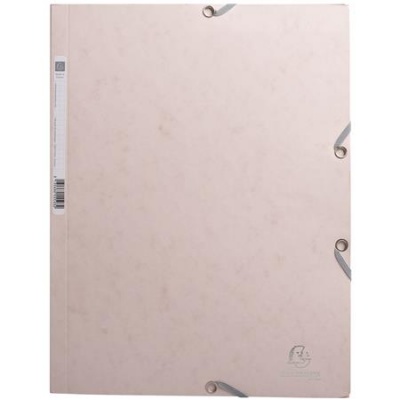 Gumis mappa, prespán, A4, EXACOMPTA "Skandi", nude