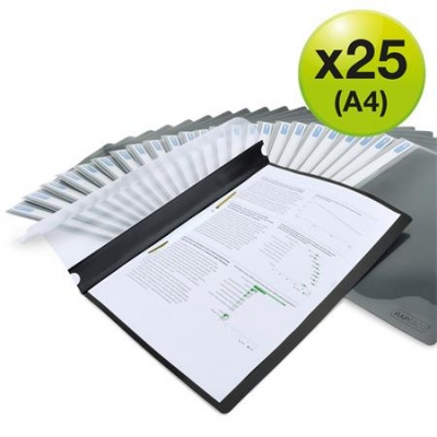 Gyorsfűző, PP, A4, RAPESCO "Eco", fekete