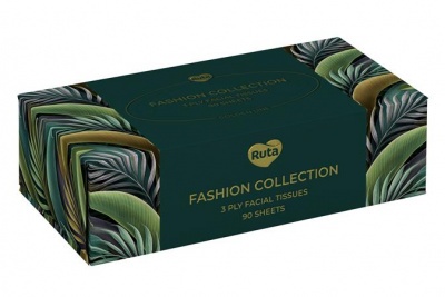 Kozmetikai kendő, 3 rétegű, 90 db, RUTA "Fashion Collection"
