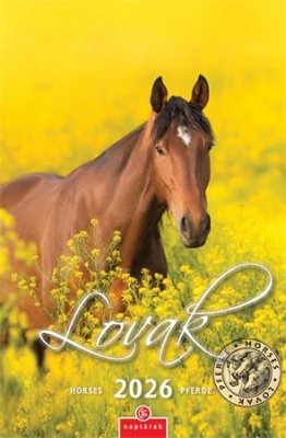 Naptár, fali, CSG "Lovak"