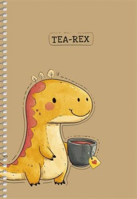 Spirálfüzet, A5, sima, 96 lap, SHKOLYARYK, állatok, vegyes