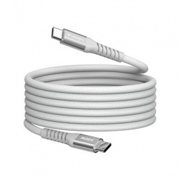 USB kábel, USB-C - USB-C, 1,2 m, 100W, mágneses, VERBATIM, szürke