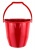 Felmosóvödör, csavarókosárral, 11 l, BONUS, piros