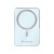 Power bank, mágneses (vezeték nélküli), 10.000mAh, VERBATIM "Charge n Go", kék